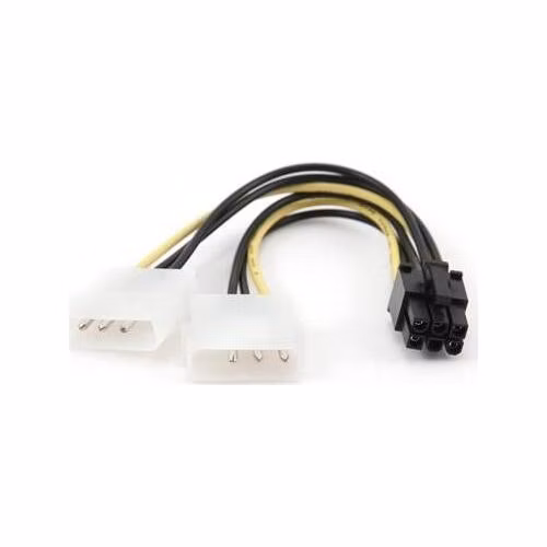 GEMBIRD Kabel redukce - rozdvojka napájení 1x 5,25" na PCIe (6pin)