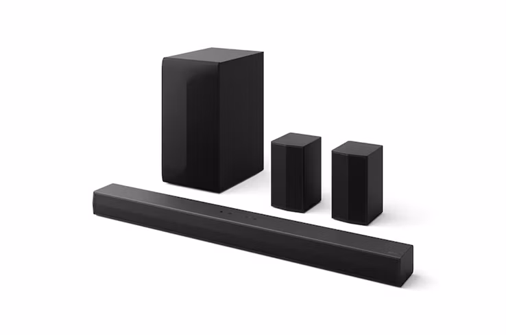 LG S60TR - soundbar s 5.1k priestorovým zvukom a zadné repro