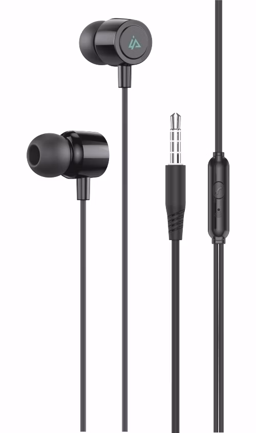 DRÔTOVÉ SLÚCHADLÁ 3,5MM JACK ČIERNA