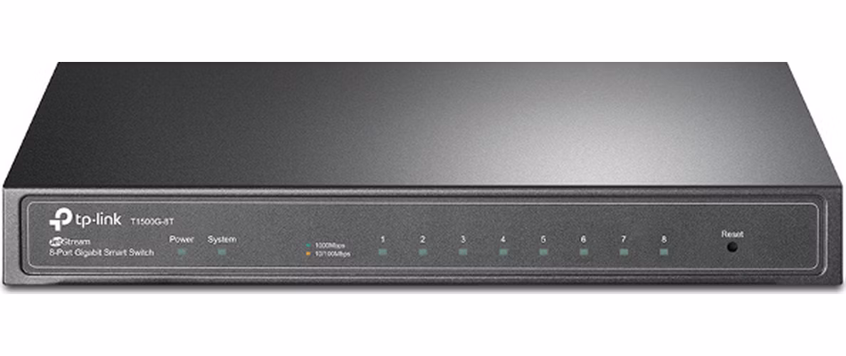 TP-Link TL-SG2008 - 8-Port Pure-Gigabit Desktop Smart Switch, OMADA SDN