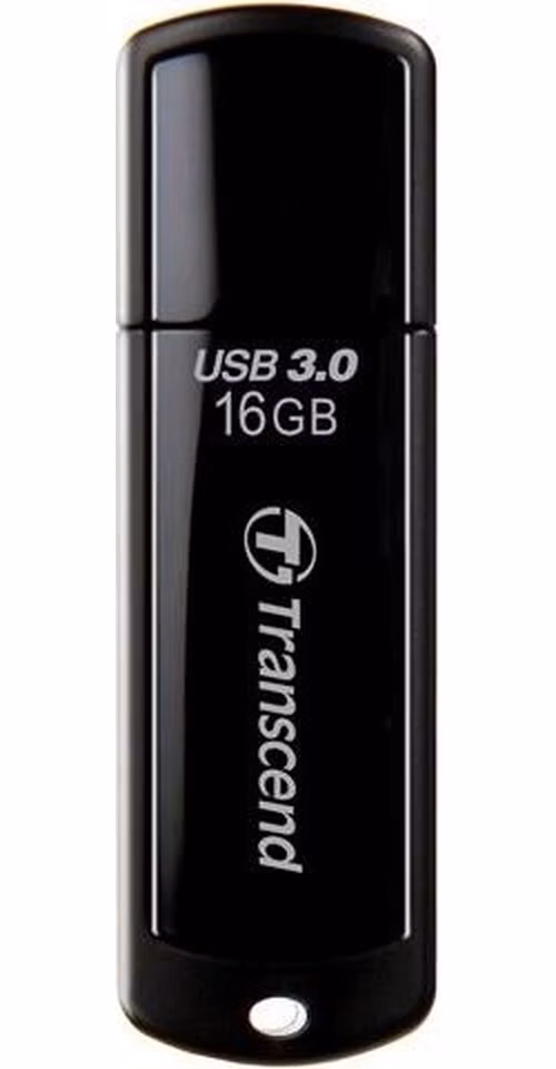 TRANSCEND Flash disk 16GB JetFlash®700, USB 3.0 (R:75/W:12 MB/s) čierna