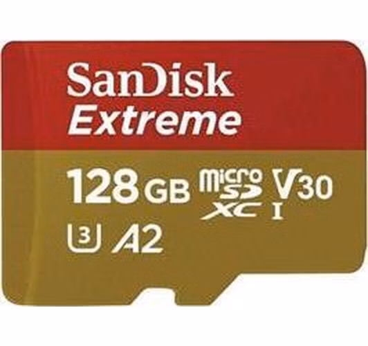 SanDisk Extreme microSDXC 128GB 190MB/s + adaptér