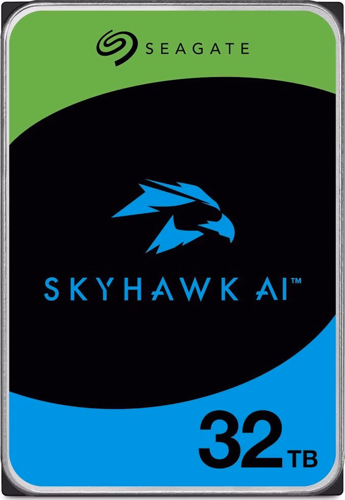 SEAGATE SkyHawk AI 32TB HDD / ST32000VE000 / Interní 3,5" / SATA 6Gb/s / 512MB