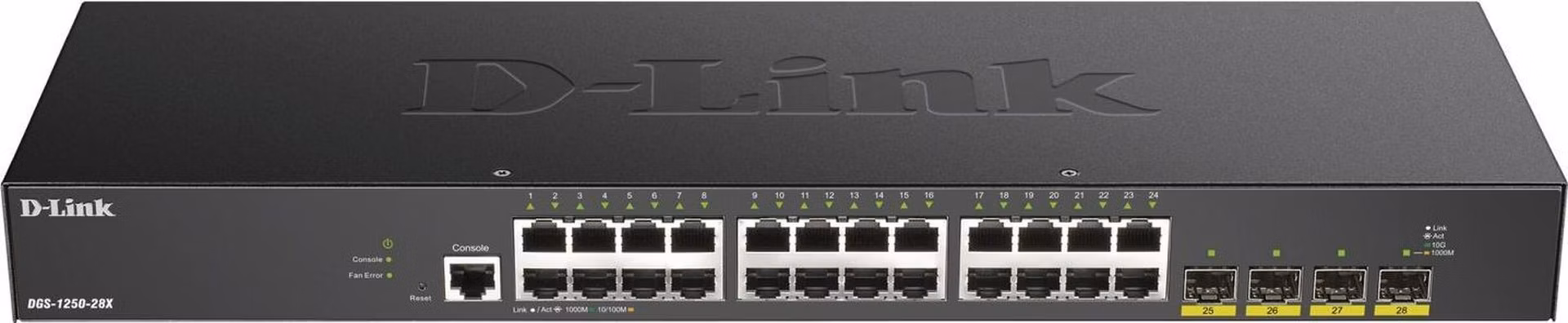 D-Link DGS-1250-28X Smart switch 24x Gb, 4x 1G/10G SFP+