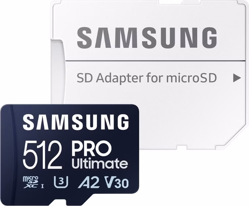 Samsung PRO Ultimate/micro SDXC/512GB/200MBps/UHS-I U3 / Class 10/+ Adaptér/Modrá