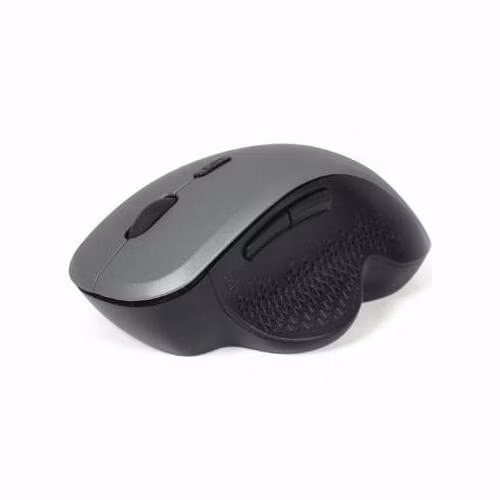 Gembird Myš MUSW-6B-02, bezdrátová, USB nano receiver, černo-stříbrná