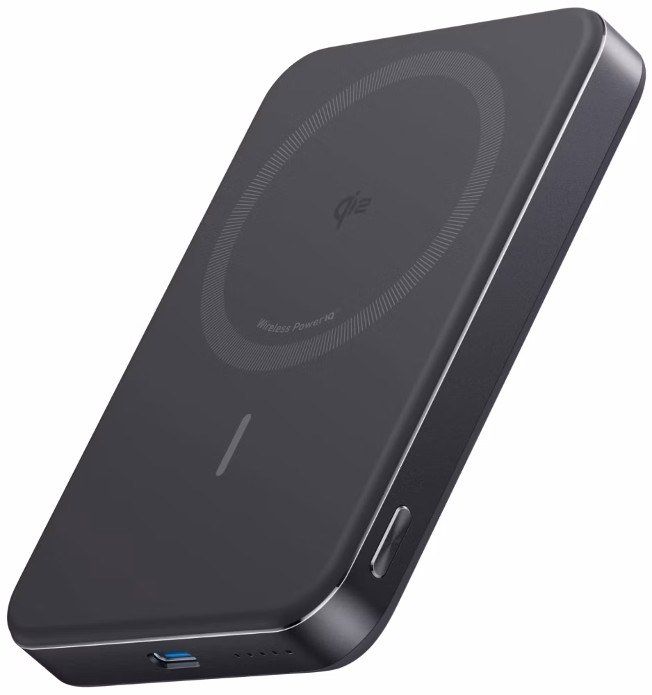Anker MagGo Powerbanka/ 10000mAh/ 30W/ Bezdrátové nabíjení/ černá