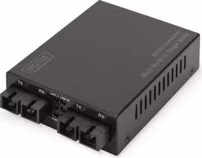 DIGITUS Professional Gigabit Multimode/Singlemode Media Converter SC/SC