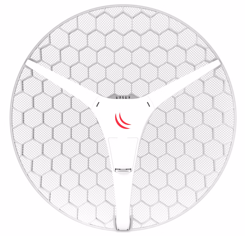MikroTik RouterBOARD LHG XL 5 ac - outdoor klient, anténa 27 dBi, 7°, 802.11a/n/ac, L3 (5GHz), sada 4ks