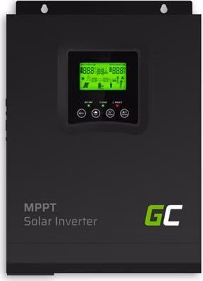 Green Cell - Solární invertor Off Grid Invertor s MPPT solární nabíječkou 12VDC 230VAC 1000VA / 1000W čistá sinusovka