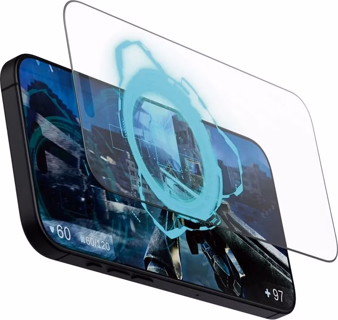 PanzerGlass ochranné sklo UWF Gaming pre iPhone 16 Pro Max - Black Frame
