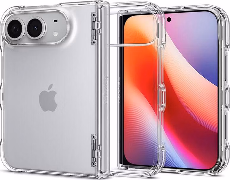 Spigen kryt Ultra Hybrid Pro pre iPhone Duo - Crystal Clear