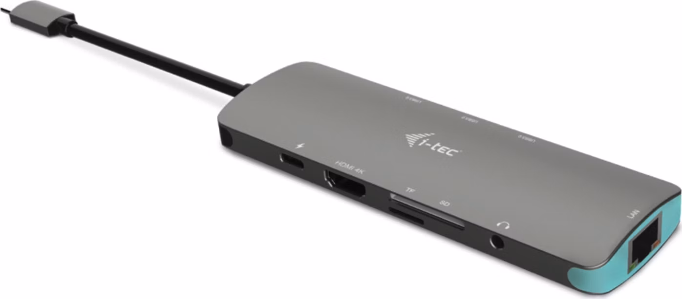 i-tec dokovací stanice USB-C Metal/ Nano Dock/ 4K UHD 3840×2160/ 3x USB 3.0/ HDMI/ LAN + Power Delivery 100 W