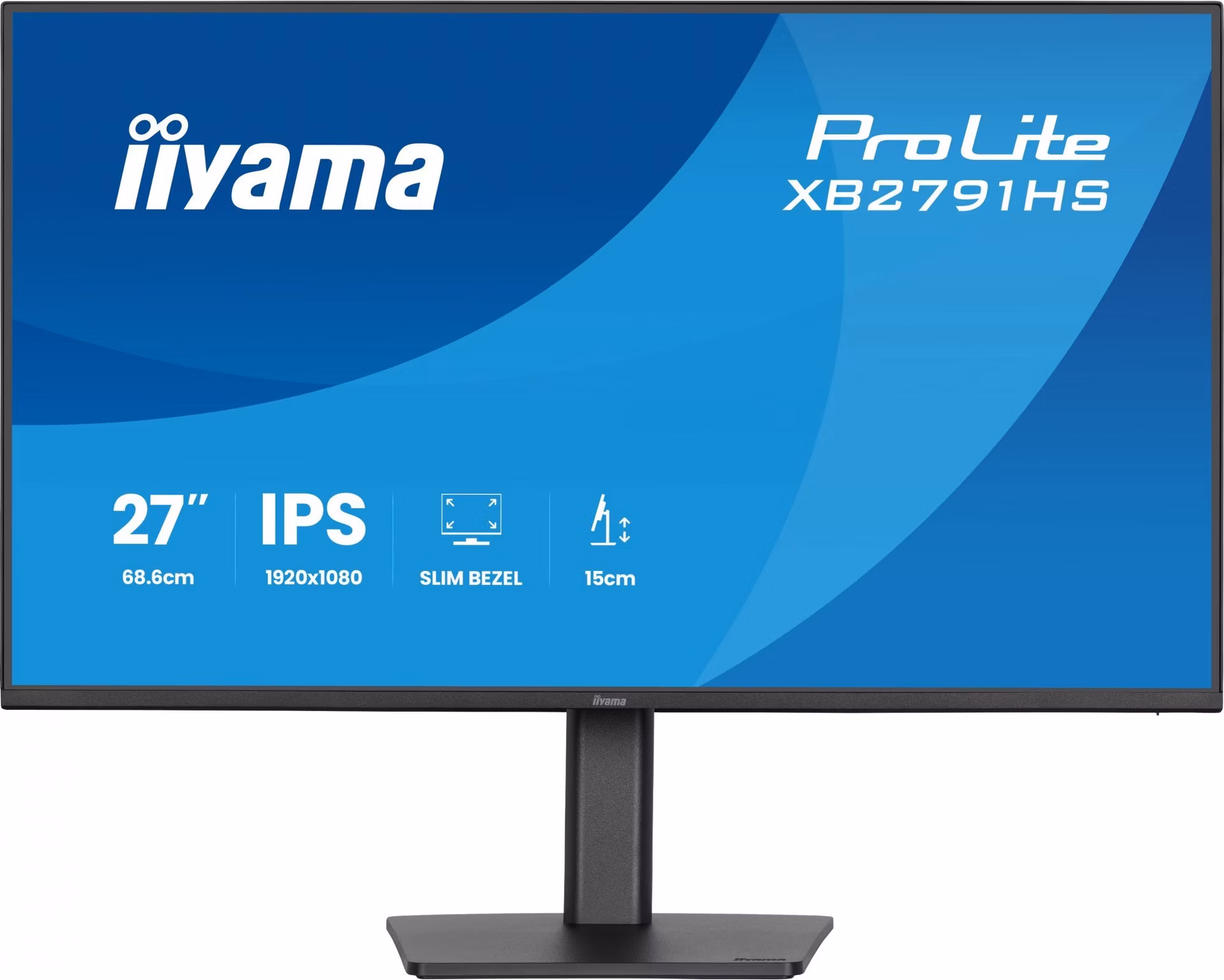 iiyama ProLite/XB2791HS-B1/27"/IPS/FHD/120Hz/1ms/Čierna/3R
