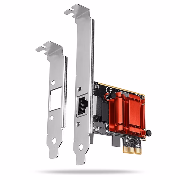 AXAGON PCEE-GIX, sieťová karta PCIe - 1x Gigabit Ethernet port (RJ-45), Intel i210AT, PXE, vrátane. LP