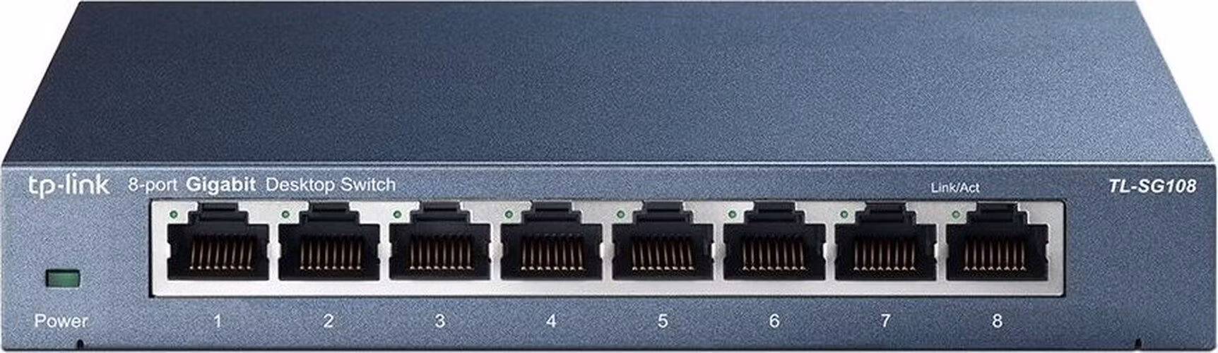 TP-Link TL-SG108/ switch 8x 10/100/1000Mbps/ kovový/ GREEN