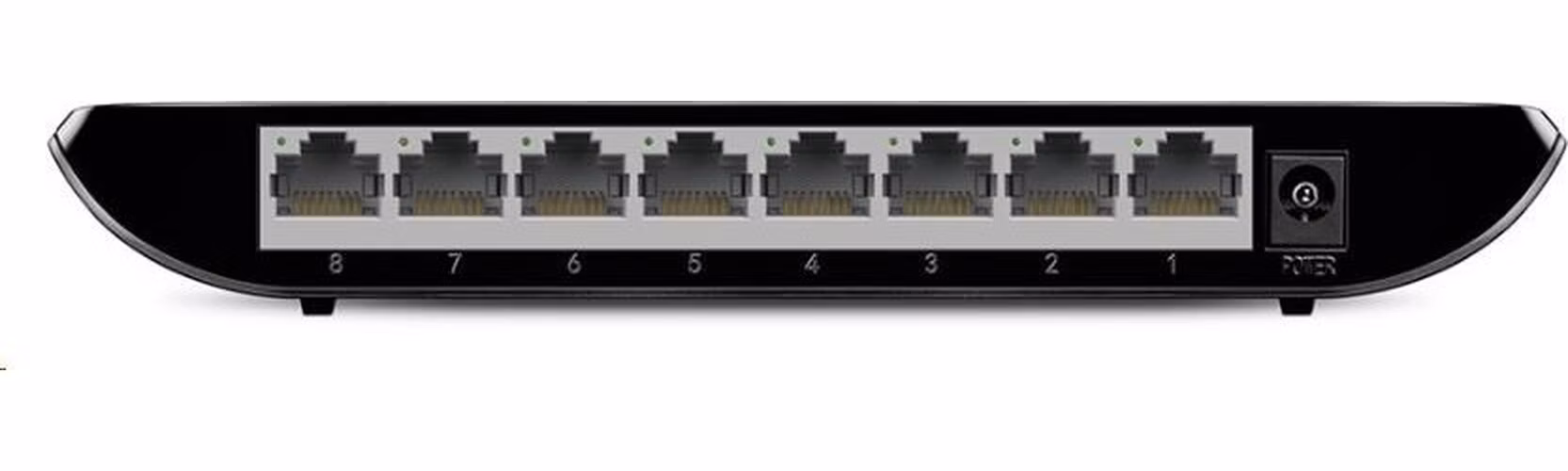 8-Port Gigabit Desktop Switch PORT: 8× Gigabit RJ45 Ports SPEC: Desktop Plastic Case FEATURE: Plug and Play