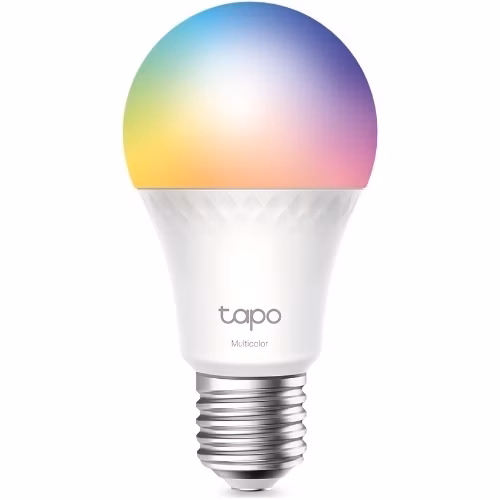 TP-Link Tapo L535E chytrá WiFi stmívatelná LED žárovka (barevná,2500K-6500K,1100lm,2,4GHz,E27)