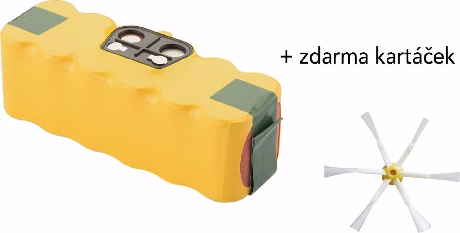 PATONA baterie pro robotický vysavač iRobot Roomba 3300mAh, 14,4V Ni-MH, pro sérii 5xx/6xx/7xx/8xx + kartáček ZDARMA