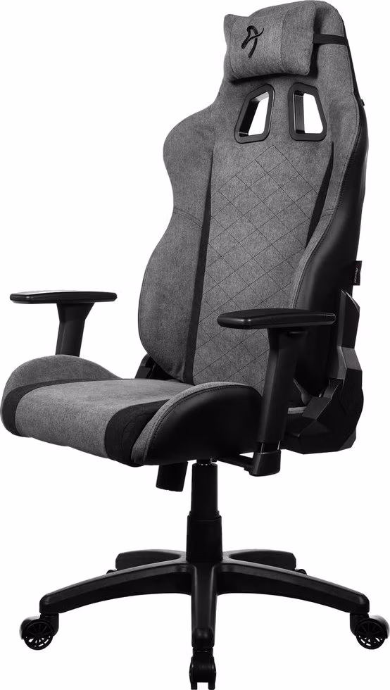AROZZI herní židle AVANTI Soft Fabric Ash/ látkový povrch/ šedá