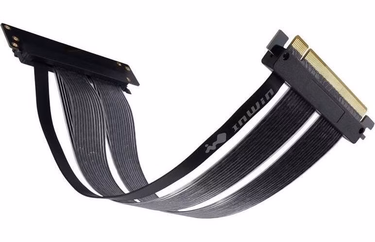 In Win PCI-E 4.0x16 Riser Cable &amp; Bracket (Vertically Mount GPU Adapter)