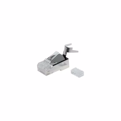 Konektor RJ45 CAT6A STP 8p8c tienený, drôt 20ks