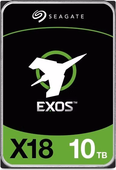 SEAGATE Exos X18 10TB HDD / ST10000NM018G / SATA / 3,5" / 7200 rpm / 256MB / 512E/4KN