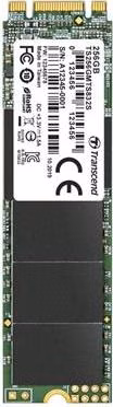 TRANSCEND MTS832S 256GB SSD disk M.2, 2280 SATA III 6Gb/s (3D TLC) single sided, 530MB/s R, 400MB/s W