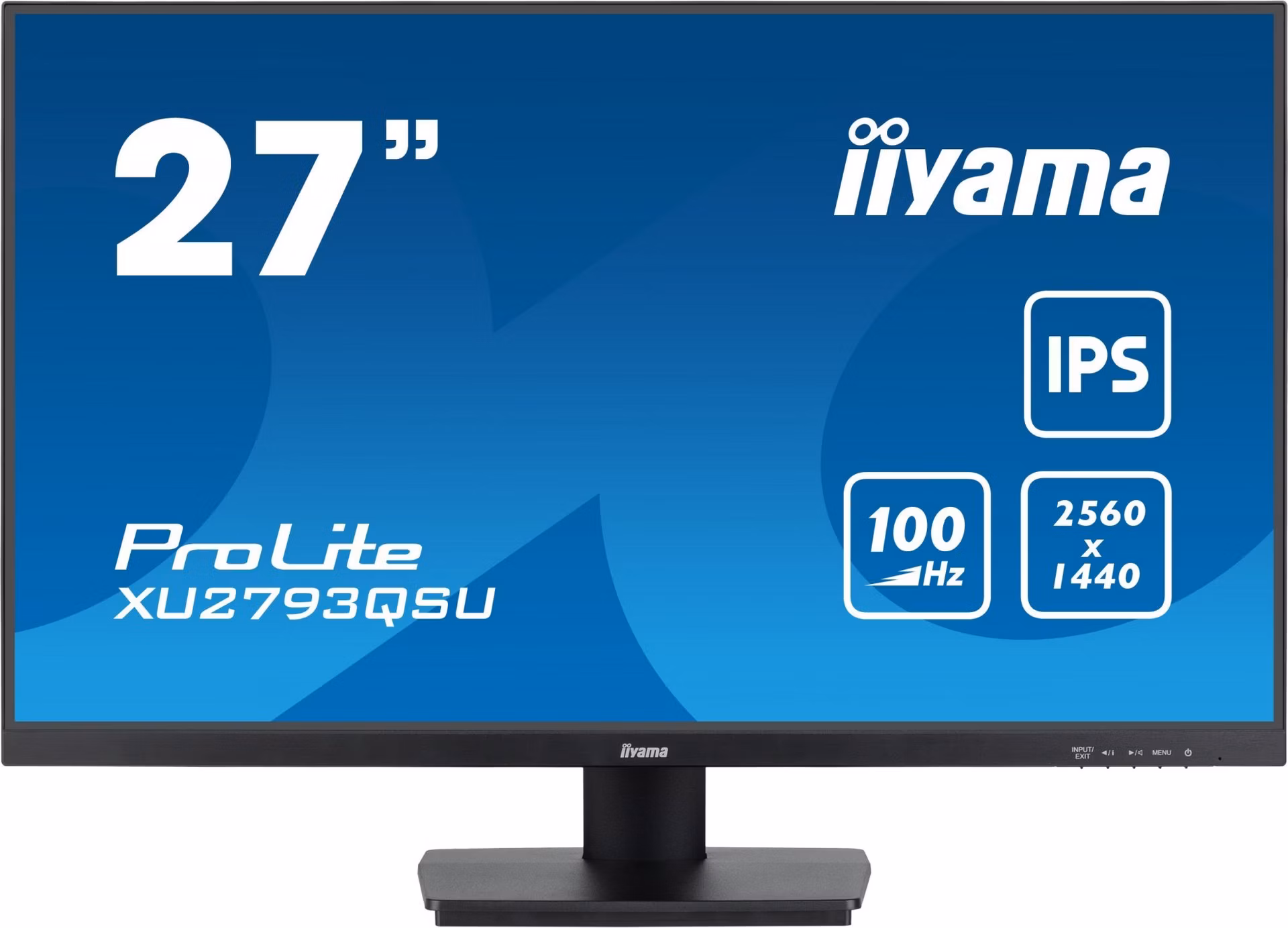 iiyama ProLite/XU2793QSU-B7/27"/IPS/QHD/100Hz/1ms/Black/3R