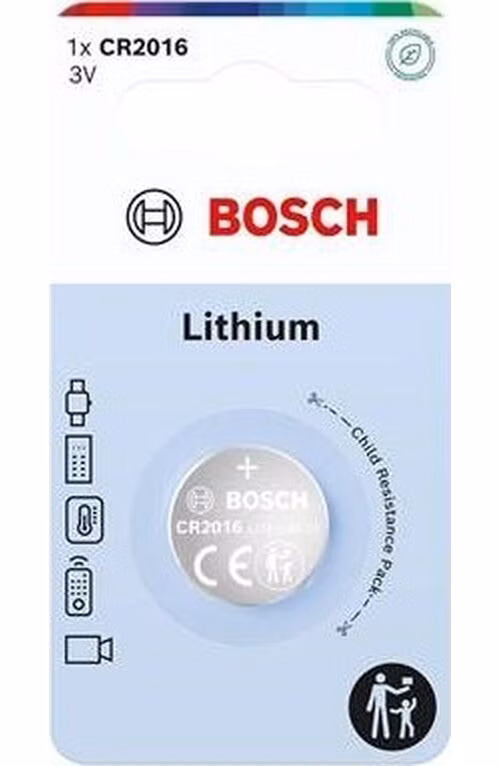 Bosch CR2016B1/00 Lithium (Blistr 1 ks)