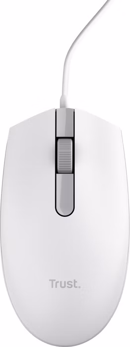 Trust TM-101W/Kancelářská/Optická/1 200 DPI/Drátová USB/Bílá