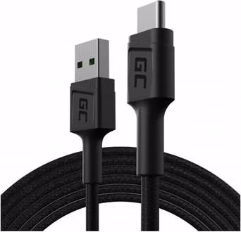 Green Cell Cable GC PowerStream USB-A - USB-C 200cm quick charge Ultra Charge, QC 3.0