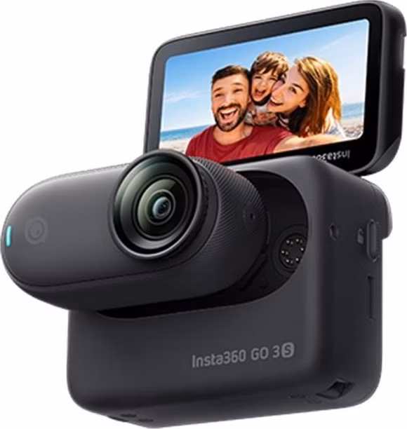 Insta360 GO 3S - 64GB miniaturní magnetická akční kamera, černá