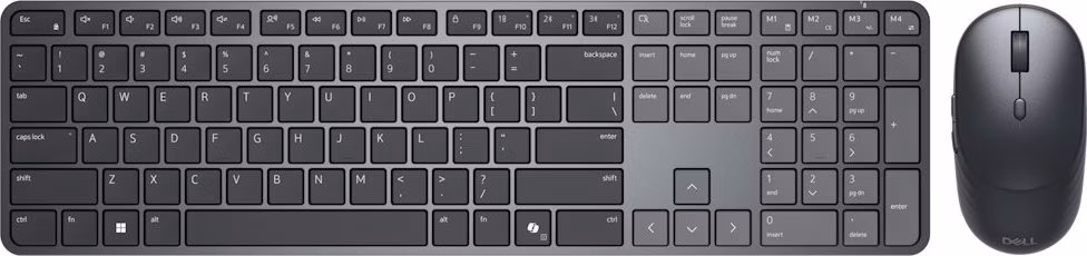 DELL KM726 bezdrátová klávesnice a myš GER/ německá - černá