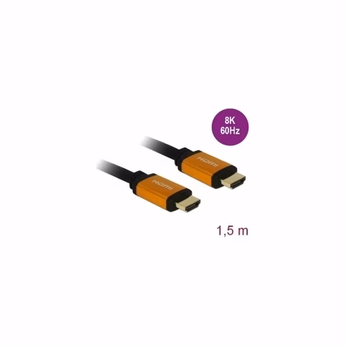 Delock Ultra vysokorychlostní HDMI kabel, 48 Gbps, 8K 60 Hz, 1,5 m