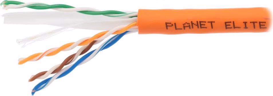 PLANET Elite kabel UTP, drát, 4pár, Cat6, LS0H, B2ca - s1,d1,a1, balení 305m