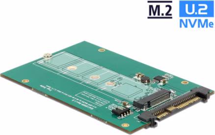 Delock Převodník U.2 SFF-8639 > M.2 NGFF NVMe Key M
