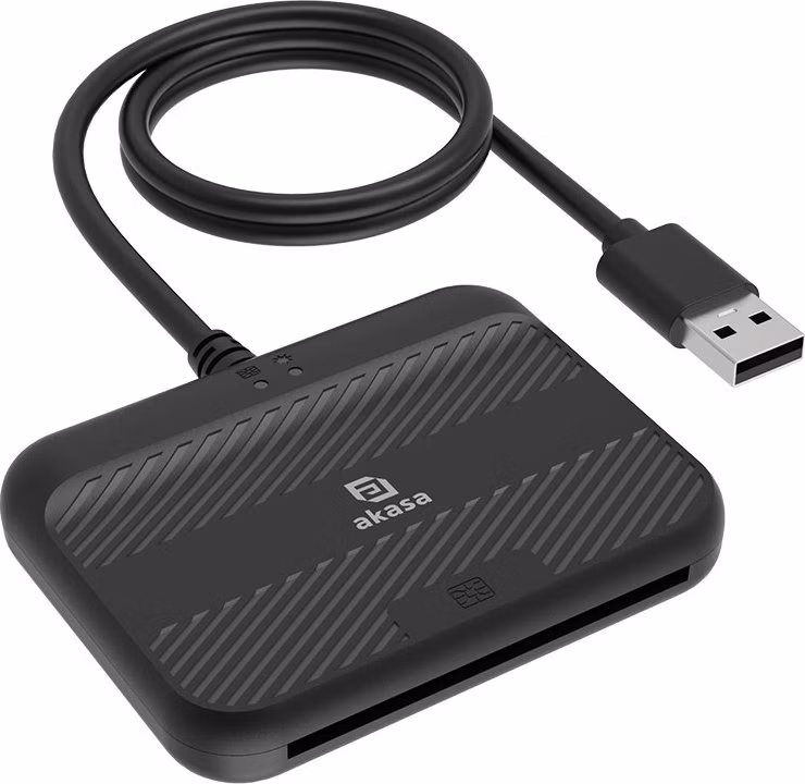 AKASA externá čítačka Smart kariet - eID a eObčanka