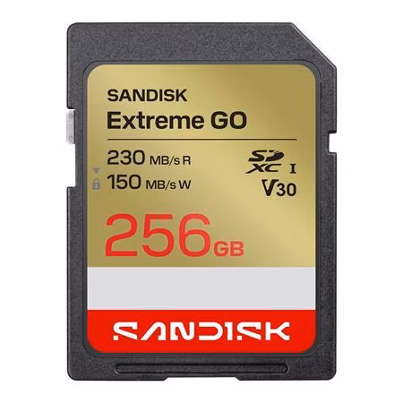 SanDisk Extreme SD UHS-I 256GB SD 230MB/s(R) / 150MB/s(W)