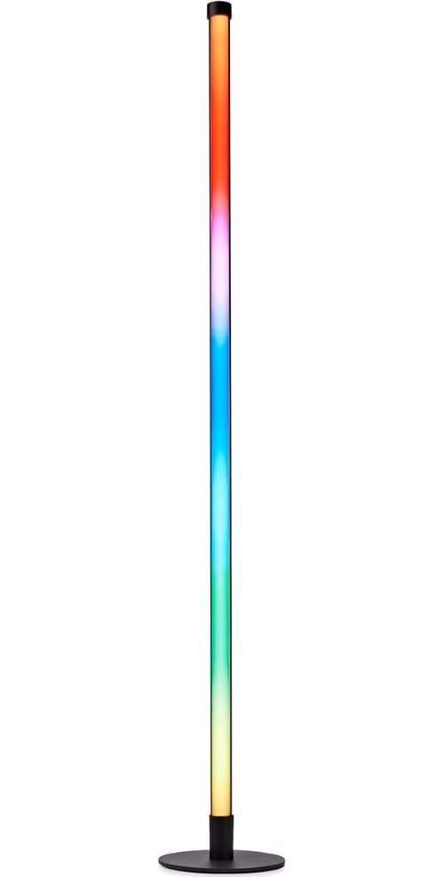 Nedis WIFILD20RGBW - Stojací Světlo| Wi-Fi | Tube | 180 lm | RGBIC / Teplé až chladné bílé | 2700 - 6500 K | 10 W | Kov