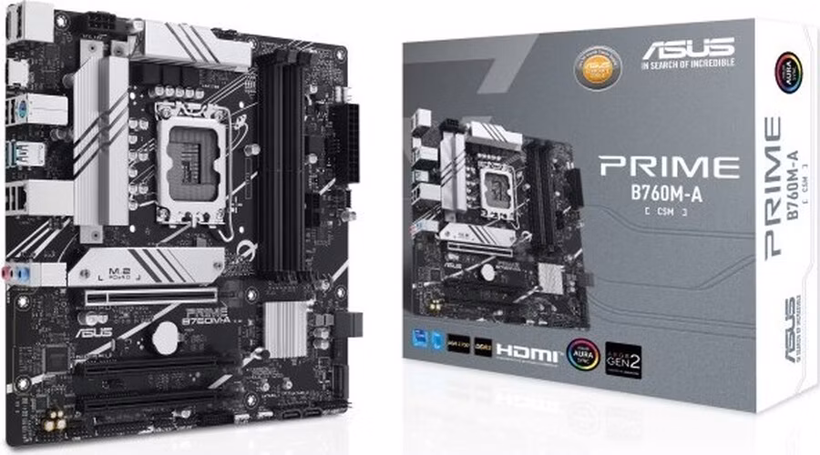 ASUS MB Sc LGA1700 PRIME B760M-A-CSM, Intel B760, 4xDDR5, 1xDP, 2xHDMI, mATX