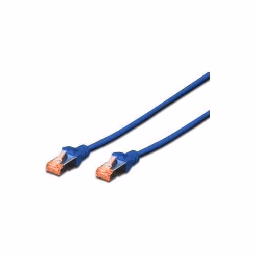 Digitus Patch Cable, S-FTP, CAT 6, AWG 27/7, LSOH, Měď, modrý 3m