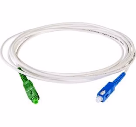 OPTIX SC/APC-SC/UPC FLEXI optický patch cord G.657B3 LSOH 2mm 7m bílý simplex
