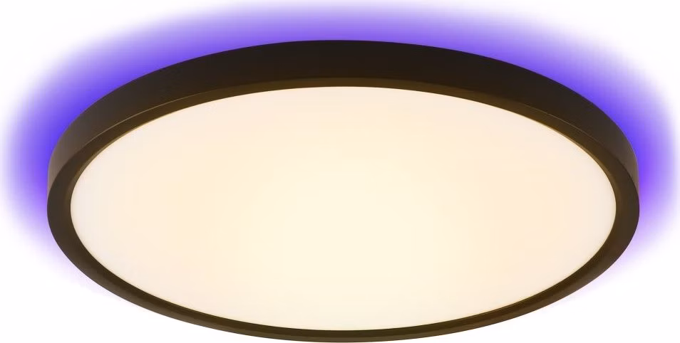 IMMAX NEO LITE TUDO SMART stropní svítidlo RGB podsvícení 60cm 65W s podporou BEACON, Wi-Fi, TUYA, černé