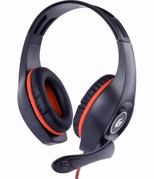Gembird Stereo headset s mikrofónom, herný, 1 x 3.5 mm miniJack, červeno - čieny
