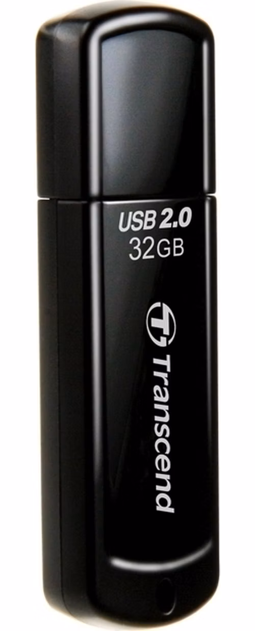 Transcend 32GB JetFlash 350, USB 2.0 flash disk, černý