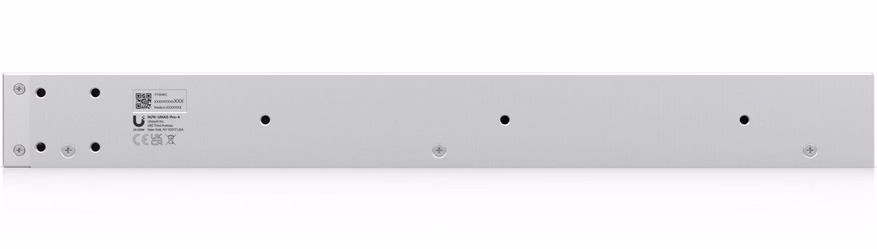 Ubiquiti UniFi UNAS Pro 4 - NAS server, 4x 2,5/3,5" slot HDD/SSD, 2x M.2 NVMe, RAID, 1GbE, 2x SFP+