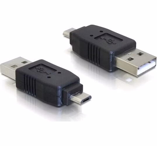Delock redukce micro USB B samec na USB A samec