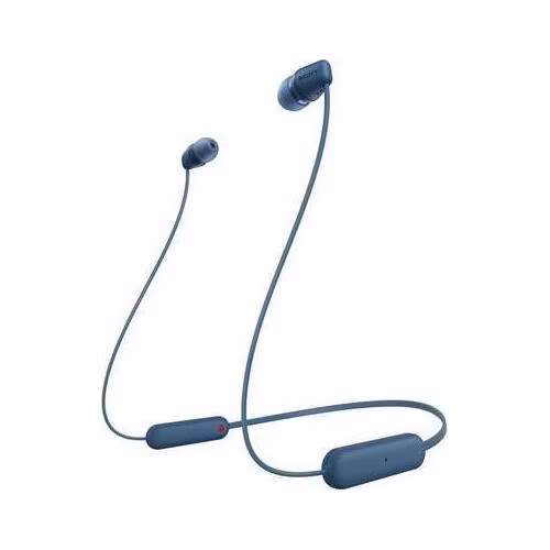 SONY WIC100L.CE7 bezdrátová sluchátka do uší - blue