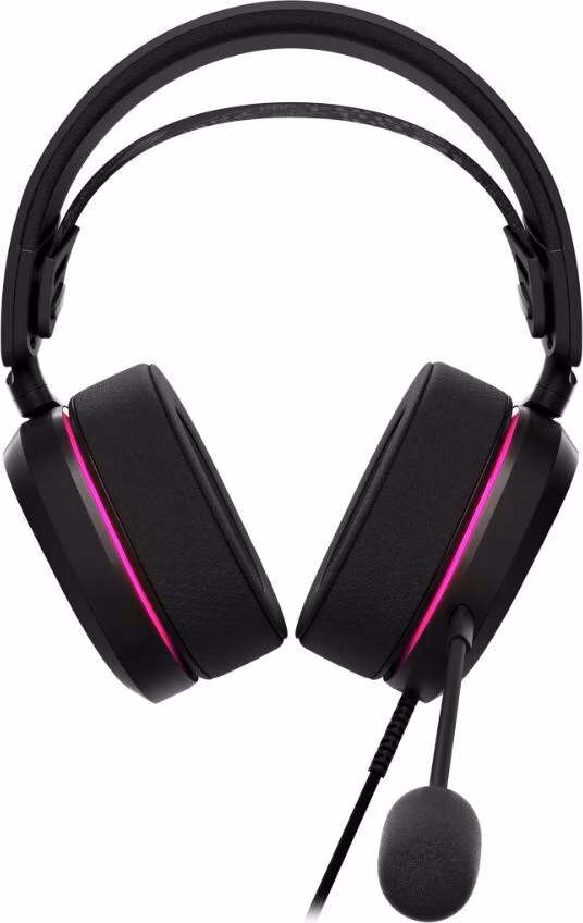 ASUS sluchátka ROG Pelta Core, USB-C, ARGB, černá